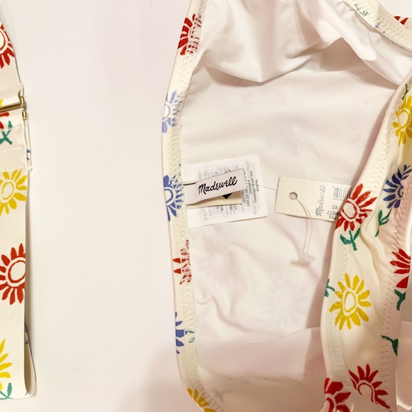 Madewell Second Wave Bikini Set Sunny Floral XS - Picture 4 of 9